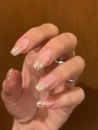 ラメグラデ(オフあり) クリアベース