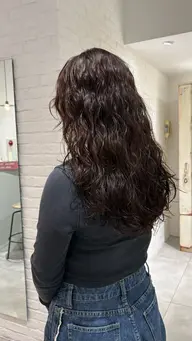 cut×long perm 👩🏻‍🦱✨