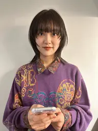 🌈ウルフカット+カラー🌈