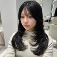 韓国風ロングレイヤーカットテストモデル🇰🇷💗【5cm以上カットできる方のみ】