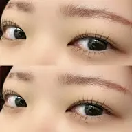 上下まつげパーマ☆*。