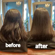 ⭐️弱酸性縮毛矯正＋カット＋潤い集中トリートメント(超音波アイロン付き)⭐️