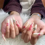 【ロング好き必見👀‼️】長さ出し10本➕シンプルな持ち込みデザイン（off込み）¥14300→¥7300