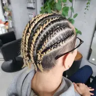 【地毛のみ/メンズ】コーンロウ ハーフ 8~10本