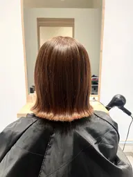 カット＋ケアカラー＋トリートメント🩷ロング料金500​〜​