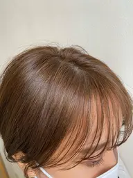 【ブリーチなしWカラー】🌿抜け感ケアカラー+こだわり顔周りカット🌿