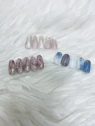 ニュアンスネイルオフ込み、パラジェル使用