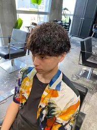 🌈メンズ波巻きパーマ(カット込み)🌈/¥10000