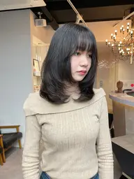 【🎪カット+トリートメント🎪】心斎橋/レイヤーカット/ボブ/ミディアム