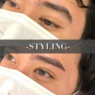 メンズブロウリフト（眉毛ワックス、間引き、毛流れ修正）