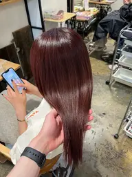 ✨髪質改善★★★‪★☆✨ カラー＋髪質改善tr＋14500