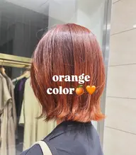 🍊ブリーチ無しで明るくしたい方✨🍊ブリーチ無しダブルカラー🎨（ロング料金あり）
