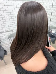 🌼 【絹のような艶髪に】カット+酸性ストレート+髪質改善 TR🌼