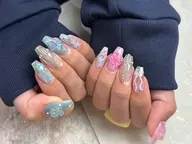 【チップ長さだし】持ち込みデザイン☆120分大満足コース☆6本やり放題