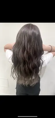 【カット＋ブリーチなしダブルカラー】＋アイロンorコテ巻き仕上げ