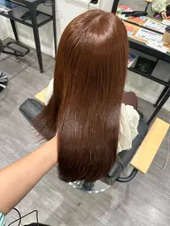 ブリーチなしダブルカラー×カット×美潤トリートメント🧡