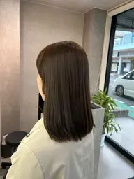 【リピーター様限定🔥】似合わせcut+ブリーチなしダブルカラー+トリートメント