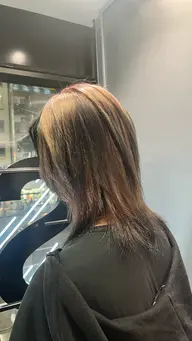 【ブリーチをやめたい方にも🪽】ブリーチなしデザインカラー🧡