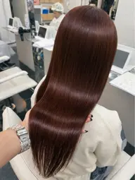 【赤みを消したい方】ブリーチなしダブルカラー¥13200 【赤み消しカラー/オリーブベージュ/ダブルカラー】