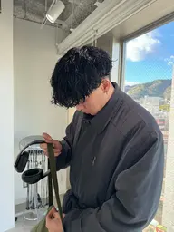 【🐵MEN'S限定🐵】カット+ツイストスパイラルパーマ