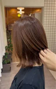 🧡ゼロテクカラー+カット🧡(ボブ、レイヤースタイル、毛量調整のみ)