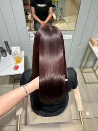【うるうる美髪✨】美髪矯正+髪質改善カラー+クイックトリートメント付き♡