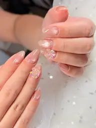 ちゅるんマグネット×リボンネイル🎀