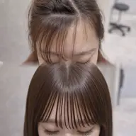 💎割れぐせ改善💎前髪クロスパーマ+前髪縮毛矯正