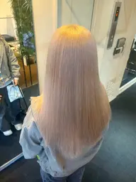 (ダブルカラーモデル)【フルブリーチ有無】透明感艶ダブルカラー（暖色寒色系）