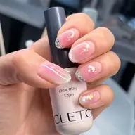 チーク+マググラデ+ガラスフレンチ🎀💍✨