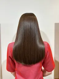 全体縮毛矯正➕カット(女性限定！)