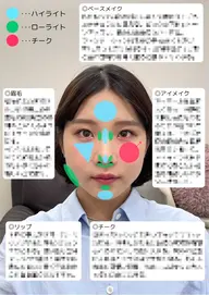 顔バランス診断+パーソナルカラー診断+似合わせフルメイクレッスン【診断結果&メイクアドバイスデータ付き】メンズ可