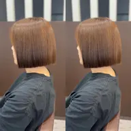 【ボブのための縮毛矯正💍】メンテナンスカット➕髪質改善ストレート➕ケアトリートメント