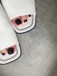 🦶フットネイル（🛁✨「あわあわのフットバス込み」ご新規様オフ込み）ワンカラー・ラメ