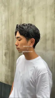 🌿メンズカット 🌿+ コスメパーマ🌪