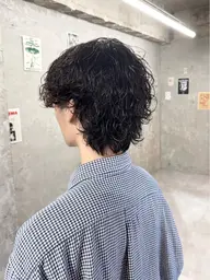 新規限定メンズカット/ツイスパ/波巻きスパイラルパーマ/トリートメント