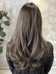 ハイライト×艶感カラー