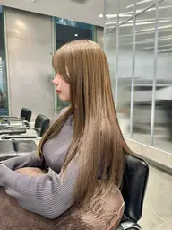 【9:00～19:00】人気No.1🧚(透明感)ブリーチなしダブルカラー➕シャンプー➕トリートメント