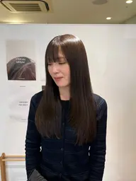 【土日祝限定Jrクーポン】カット＋透明感カラー🌿‬＋選べるAujuaシャンプー🫧