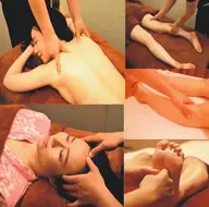 【新生活応援★人気No.3】全身アロマ50 +ヘッドスパ10 +足裏ふくらはぎ30計90分7580円◆シーツ代200円