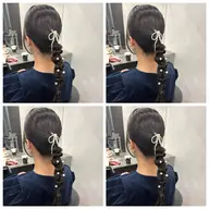 土日朝限定、推し活やお出かけ前のヘアセット⭐️