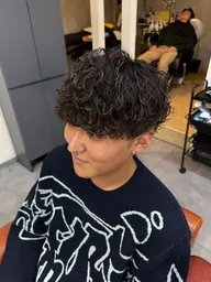 【平日限定】メンズカット&波巻きスパイラルパーマ