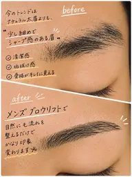 ブロウリフト(お薬を使った矯正 )waxでの形整え付き