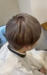 【⚡️ハイトーンカラー】メンテナンスカット+リタッチブリーチ+オンカラー+髪質改善トリートメント