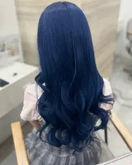 【赤み消し】ブリーチ1回ネイビーカラー✨➕高保湿トリートメント✨