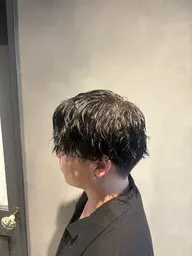 メンズカット➕グレーリタッチカラー(白髪染め)