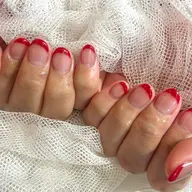 無料ジェルネイルフレンチ✨️3/18 1名様限定！【他店オフ/フィルイン無料】