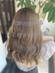 外国人風デザインブリーチ＋透明感カラー＋トリートメント¥13000円デザイン相談画像持ち込みok