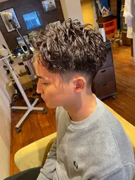 似合わせメンズカット+カラー(ブリーチ不可)