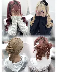 🎀ヘアアレンジ🎀推し活やイベント前に♡(土日祝+1100円でインスタからご予約できます)